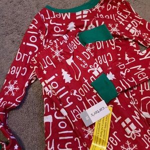 carters christmas pajama set girls size 10